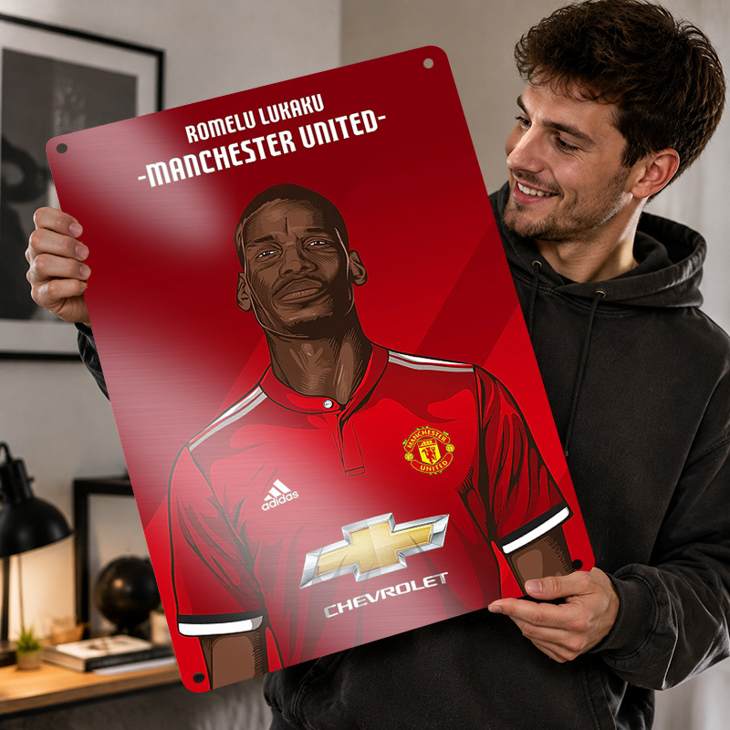 Romelu Lukaku Printed Posters  - Home Gym Yes Or No ulasan dan harga