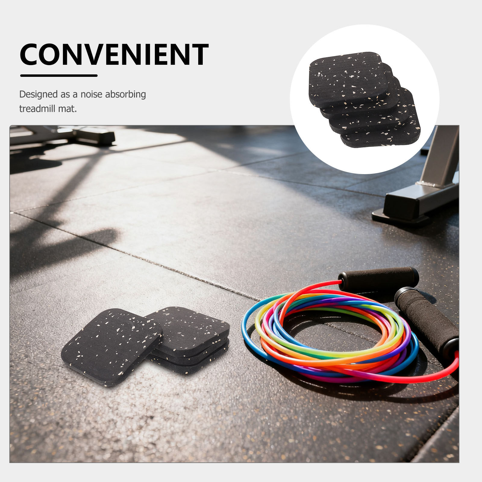 8Pcs Treadmill Noise Reduction - Home Gym Gym Equipment ulasan dan harga