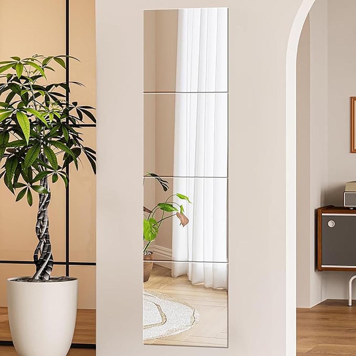 4Pcs Acrylic Mirror Wall Stick - Home Gym Diy ulasan dan harga