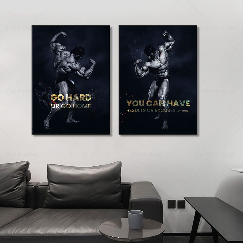 Go Hard Or Go Home Quote Motiv - Home Gym Yes Or No ulasan dan harga