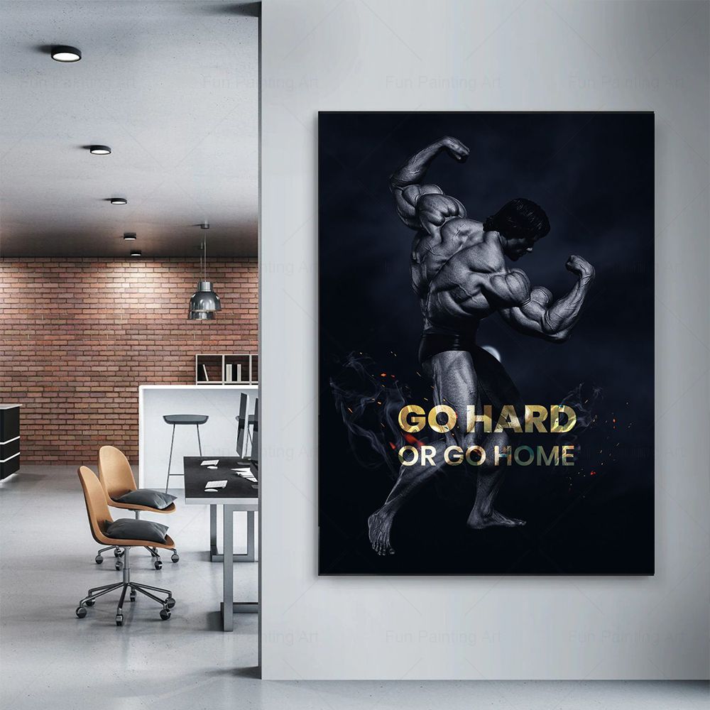 Go Hard Or Go Home Quote Motiv - Home Gym Yes Or No ulasan dan harga