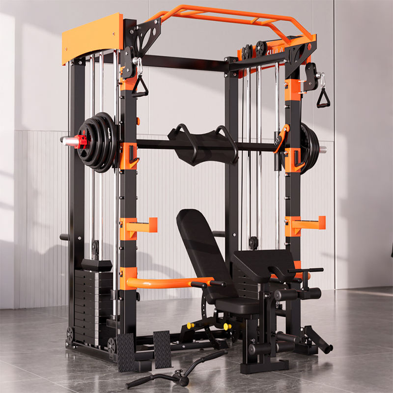 6-in-1 Smith Machine with Cabl - Home Gym With Smith Machine ulasan dan harga