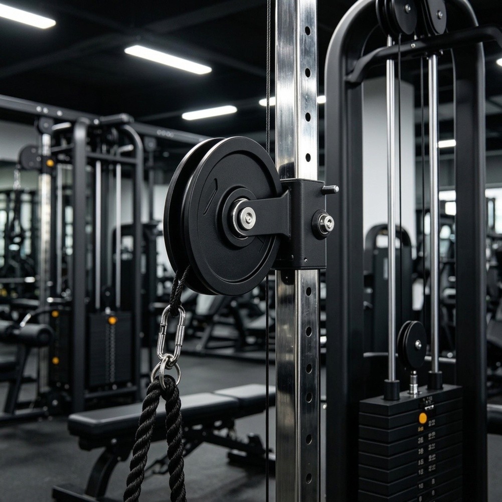 2pcs Nylon Silent Stainless St - Pulley Home Gym ulasan dan harga
