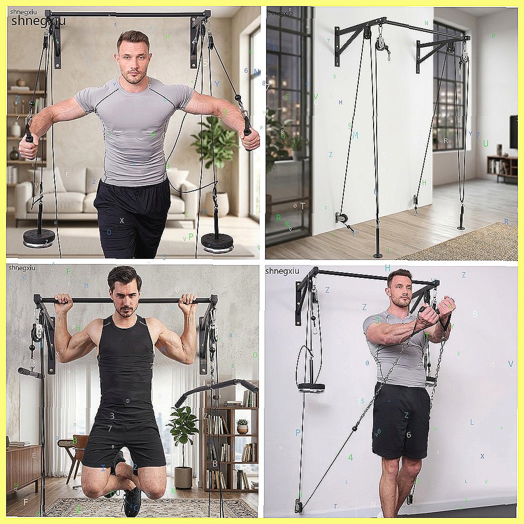 Wall Mounted DIY Fitness Pulle - Home Gym Diy ulasan dan harga