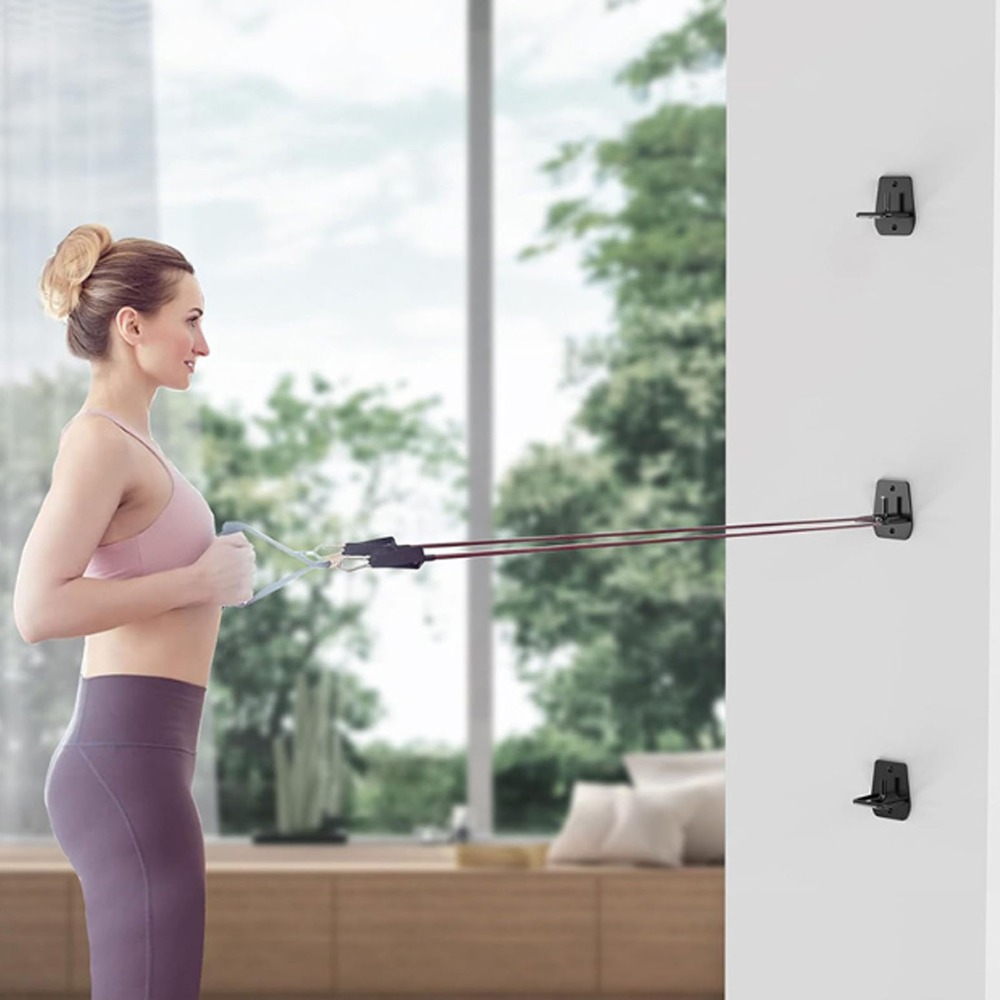 3Pcs Black Exercise Band Wall  - Home Gym Gym Equipment ulasan dan harga