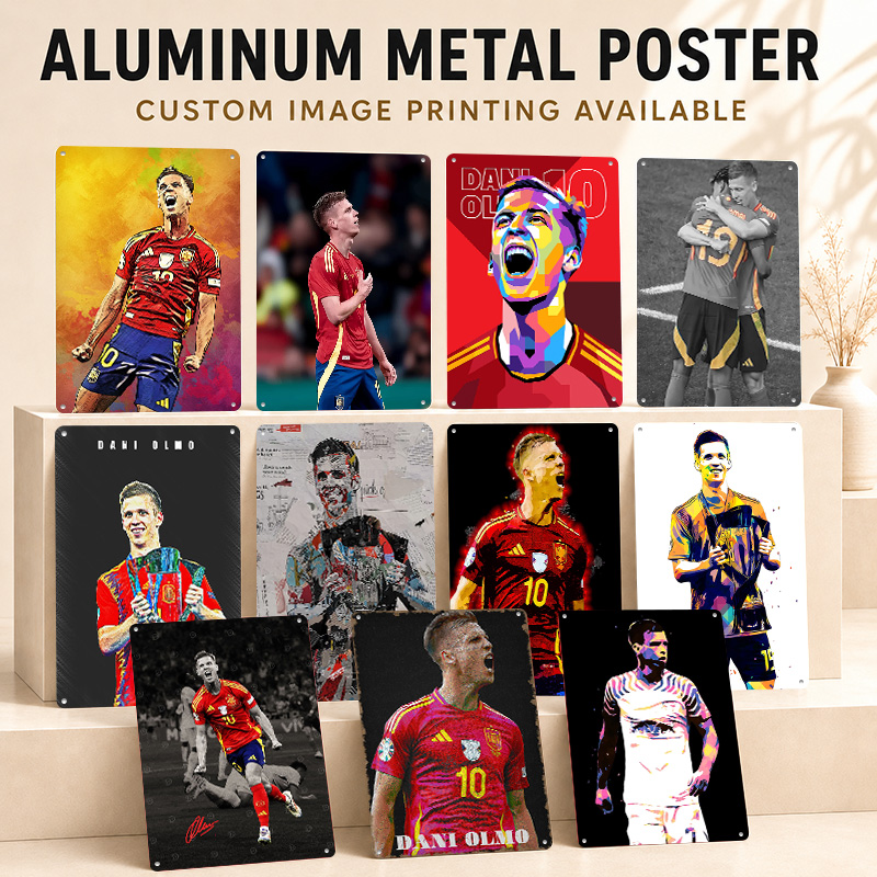 Dani Olmo Textured Posters Cus - Home Gym Yes Or No ulasan dan harga