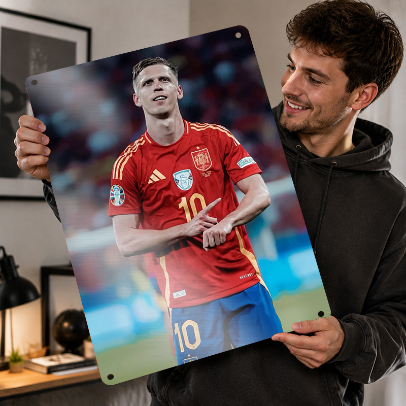 Dani Olmo Textured Posters Cus - Home Gym Yes Or No ulasan dan harga