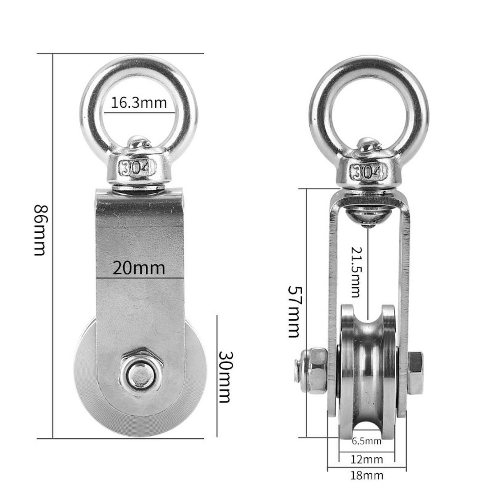 Stainless Steel Cable Pulley f - Pulley Home Gym ulasan dan harga