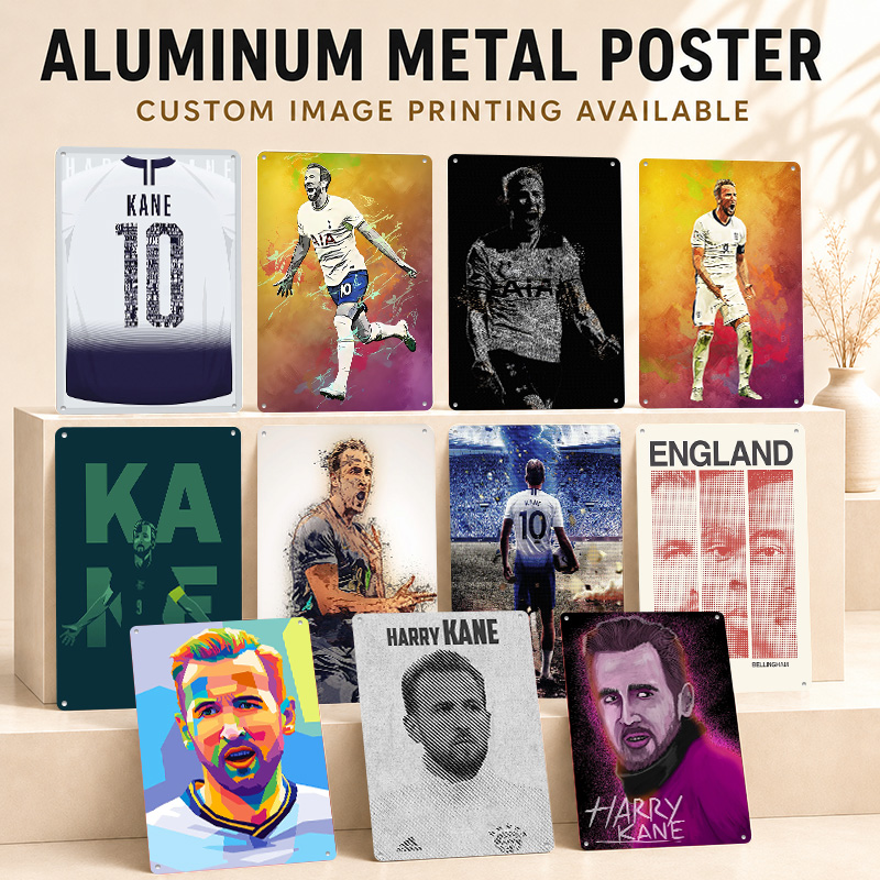 Harry Kane Aluminum Posters Cu - Home Gym Yes Or No ulasan dan harga