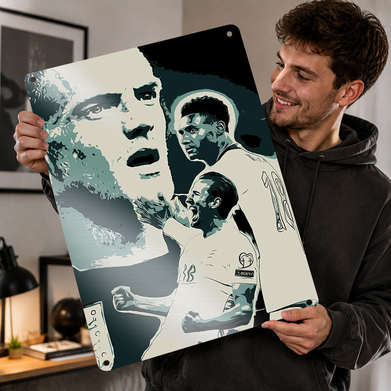 Harry Kane Aluminum Posters Cu - Home Gym Yes Or No ulasan dan harga