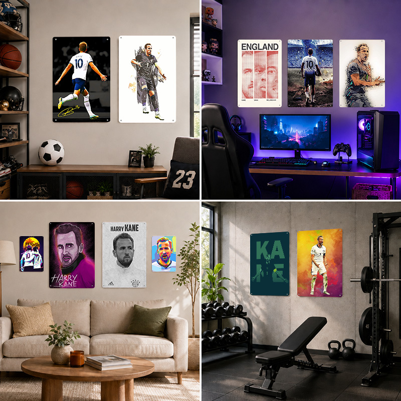 Harry Kane Aluminum Posters Cu - Home Gym Yes Or No ulasan dan harga