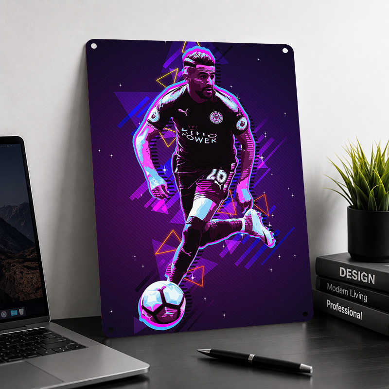 Riyad Mahrez Printed Posters C - Home Gym Yes Or No ulasan dan harga