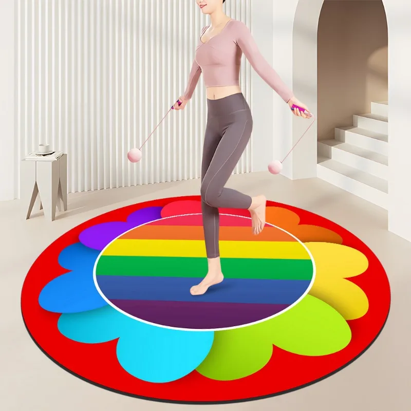 Rainbow Spiral Fitness Mat – C - Home Gym Diy ulasan dan harga