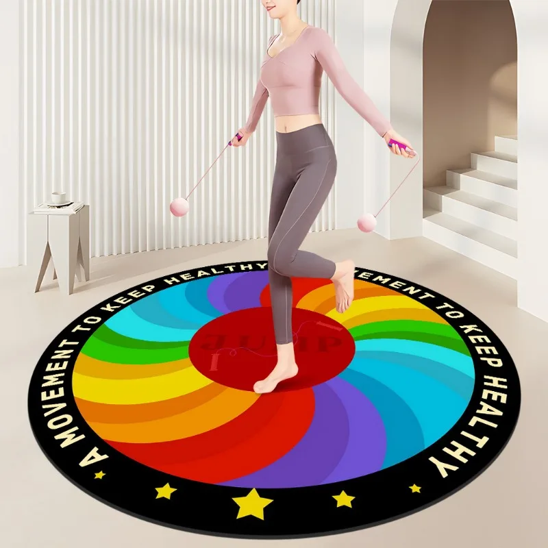 Rainbow Spiral Fitness Mat – C - Home Gym Diy ulasan dan harga