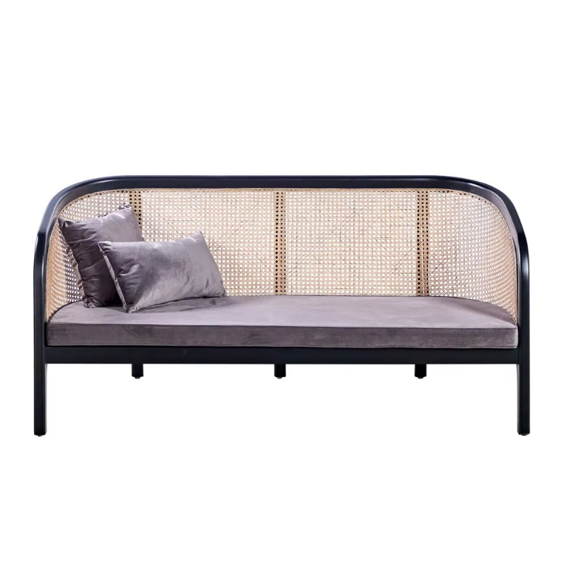 Nordic style solid wood sofa C - Home Gym Yes Or No ulasan dan harga