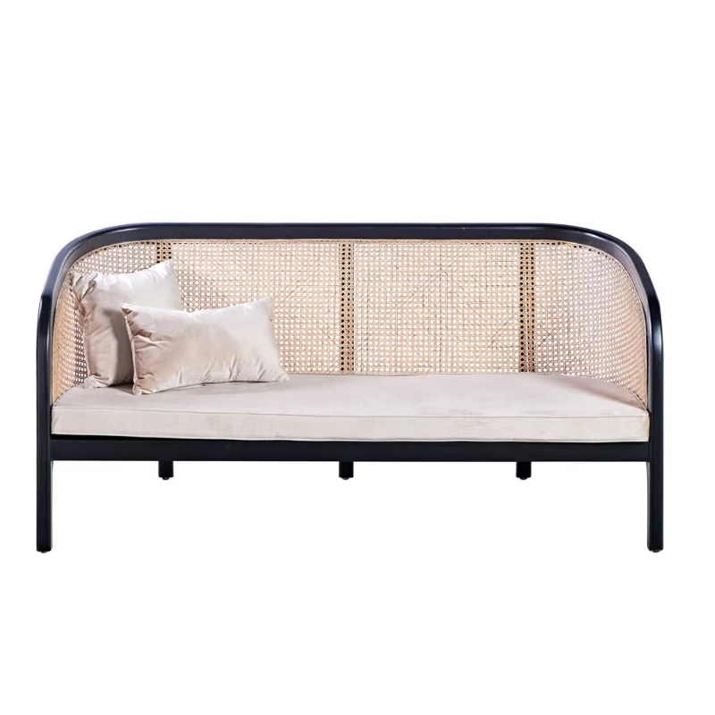 Nordic style solid wood sofa C - Home Gym Yes Or No ulasan dan harga
