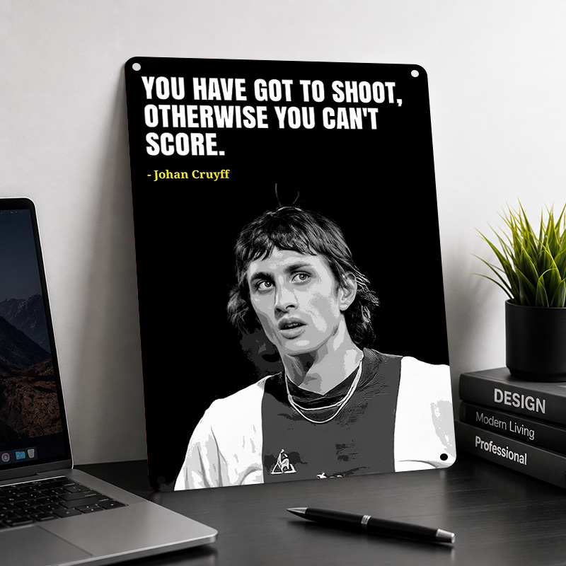 Johan Cruyff Printed Posters C - Home Gym Yes Or No ulasan dan harga