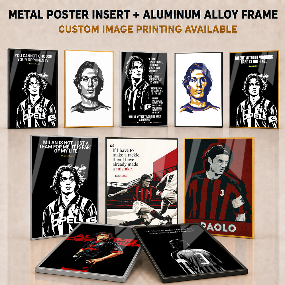 Paolo Maldini Framed Metal Pri - Home Gym Yes Or No ulasan dan harga