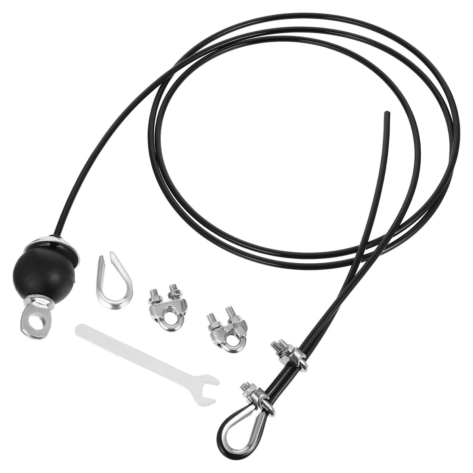 1Set 2.5m PU Fitness Wire Rope - Home Gym Diy ulasan dan harga