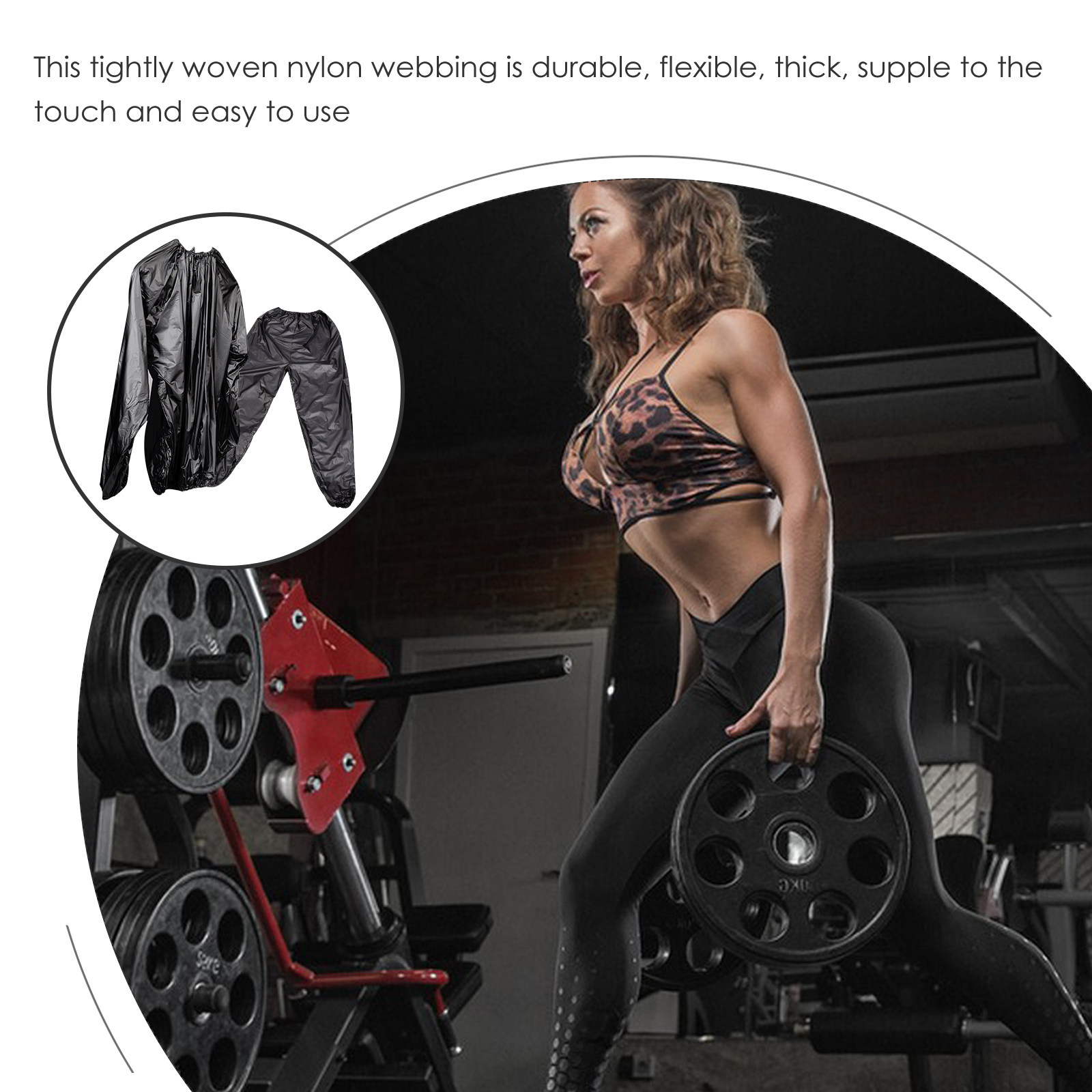 1Set Sweat Suit Sauna Suit for - Sauna Home Gym ulasan dan harga