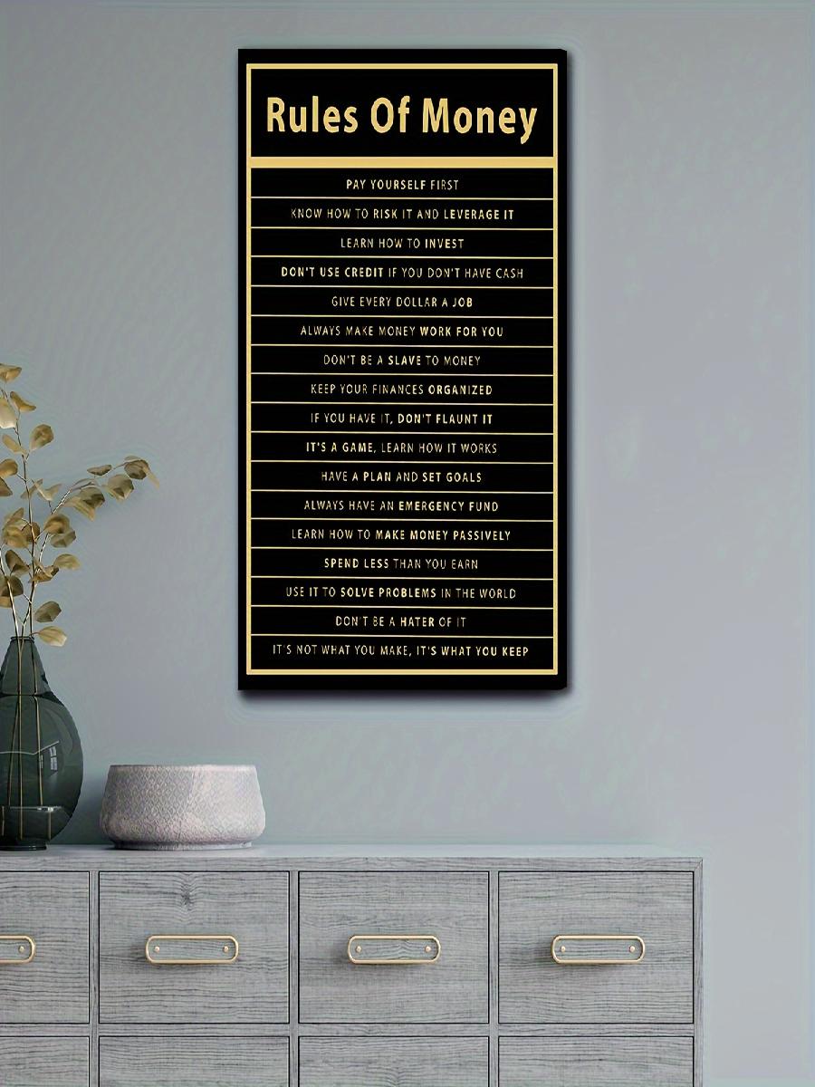 Wood Framed Motivational Canva - Home Gym Yes Or No ulasan dan harga