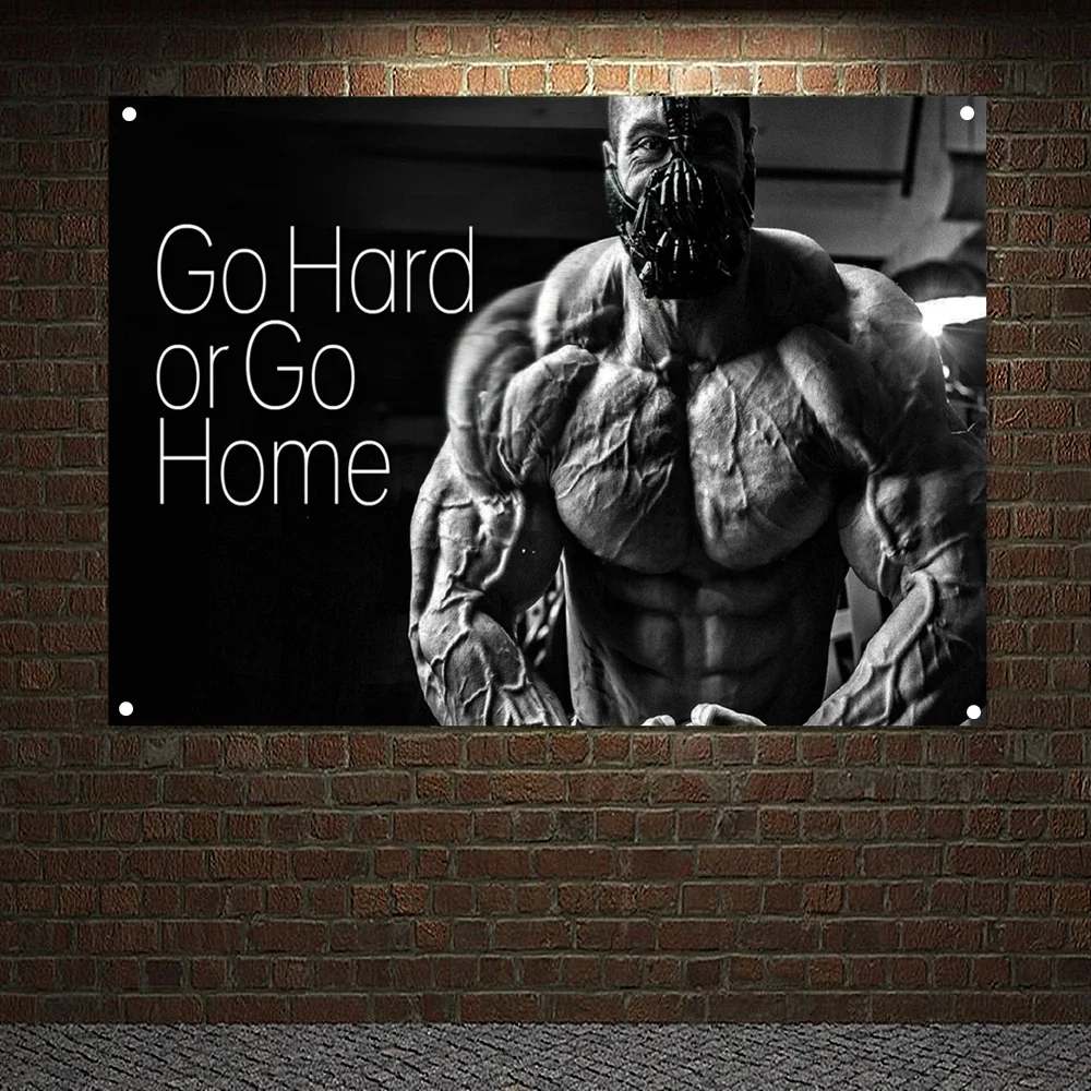 GO Hard or Go Home Gym Decor I - Home Gym Yes Or No ulasan dan harga