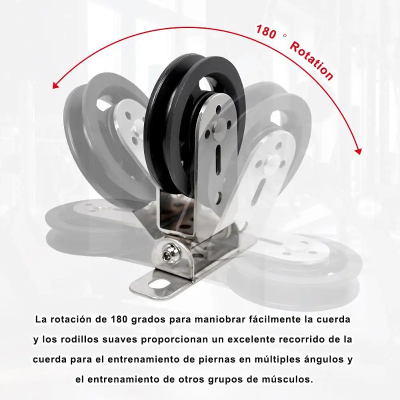 Mute Rotatable Stainless Steel - Pulley Home Gym ulasan dan harga